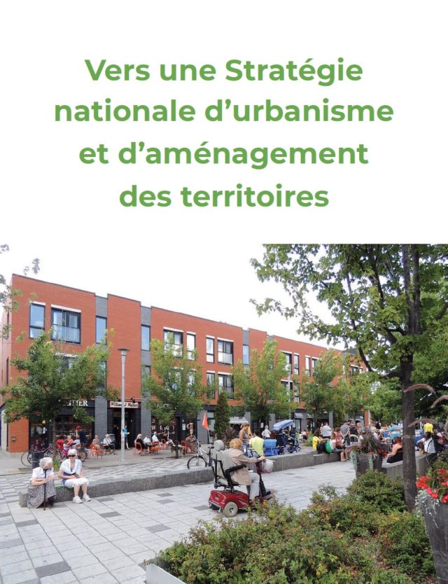 Vers une Stratégie nationale d'urbanisme et d'aménagement des territoires