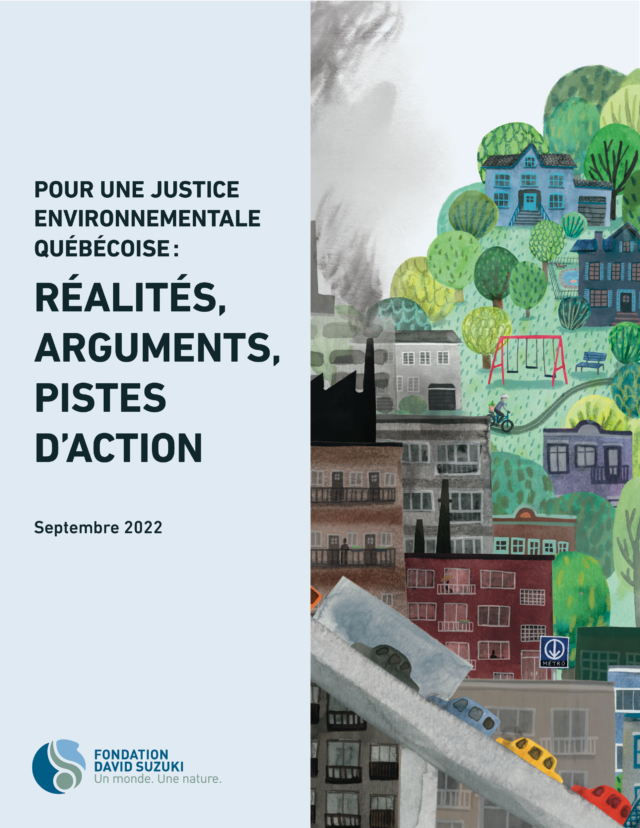 Rapport : Pour une justice environnementale québécoise : réalités, arguments, pistes d’actions