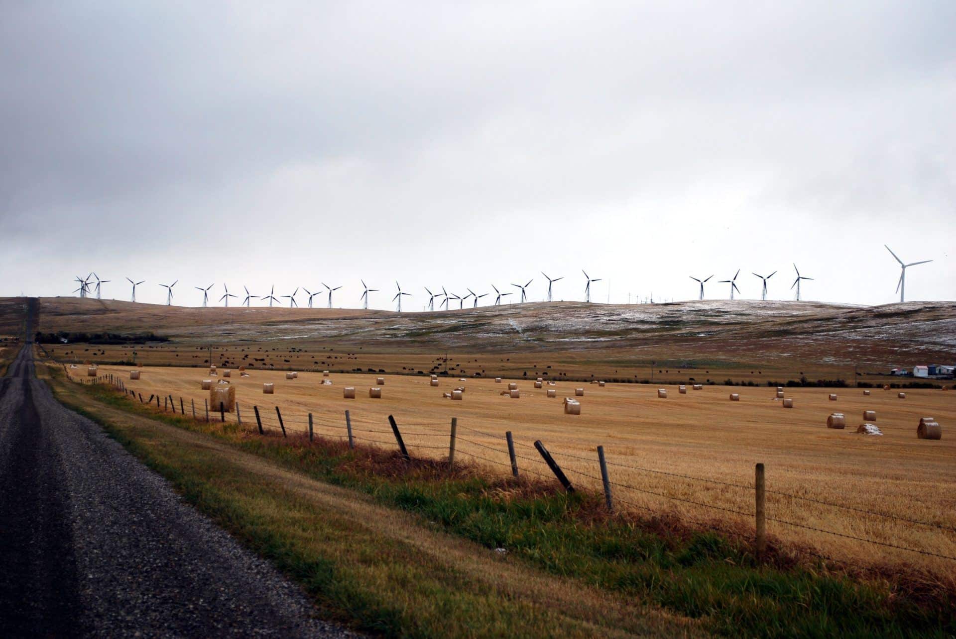 Éoliennes en Alberta, Canada
