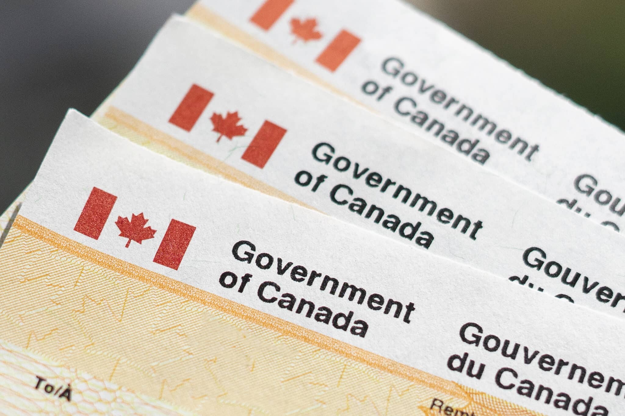 chèque de retoru de taxes du gouvernement du Canada