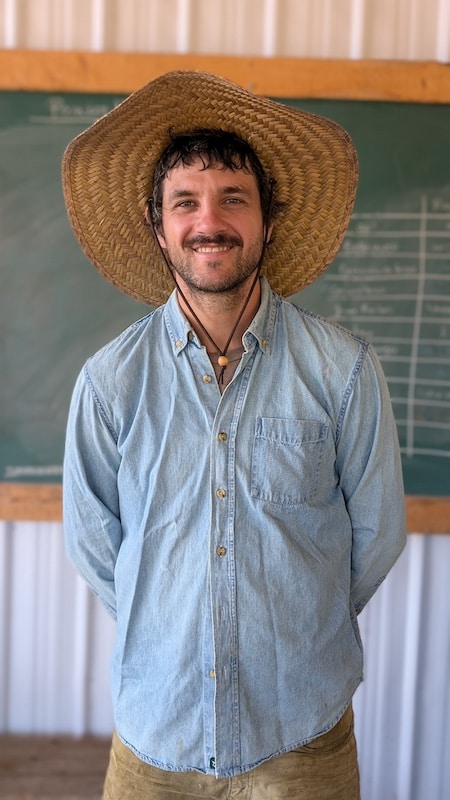 Maxime Tremblay, membre fondateur de la Coop La Charrette. (Photo : Lisandre St-Cyr Lamothe)