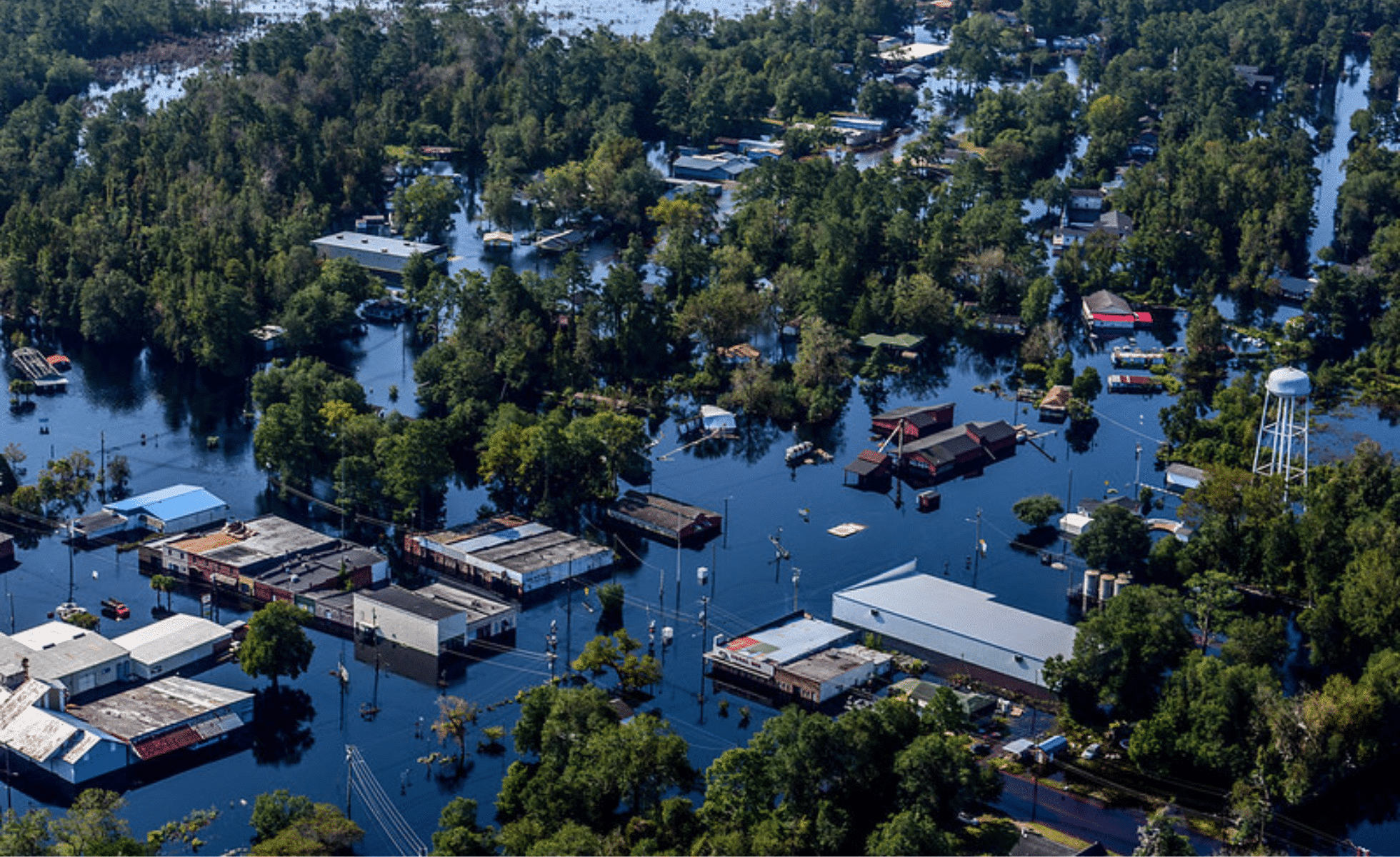 Chaos inondations ouragans