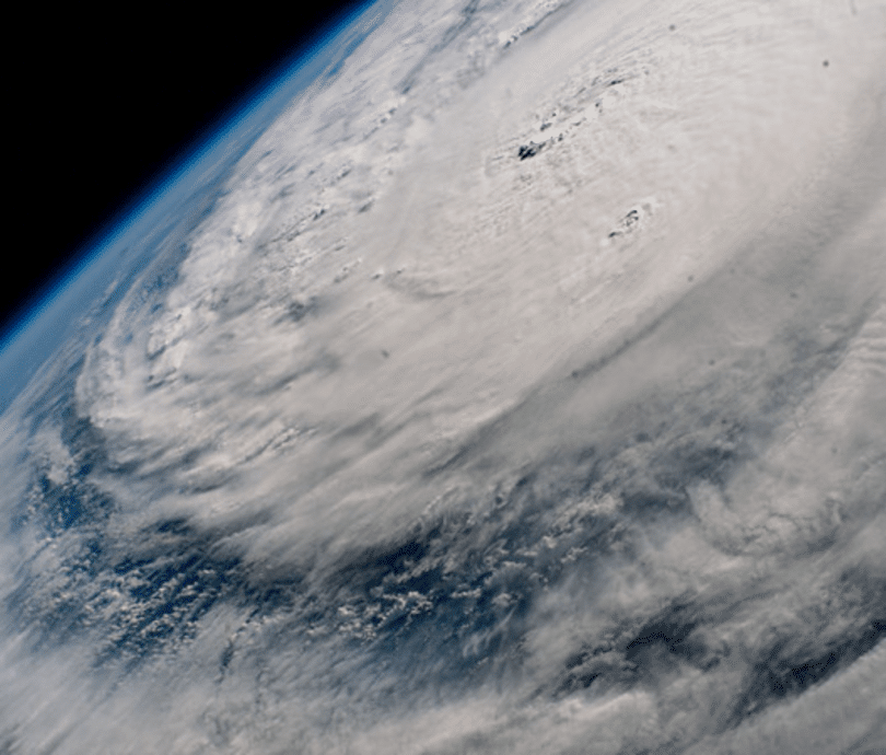 Ouragan Milton vu de l'espace